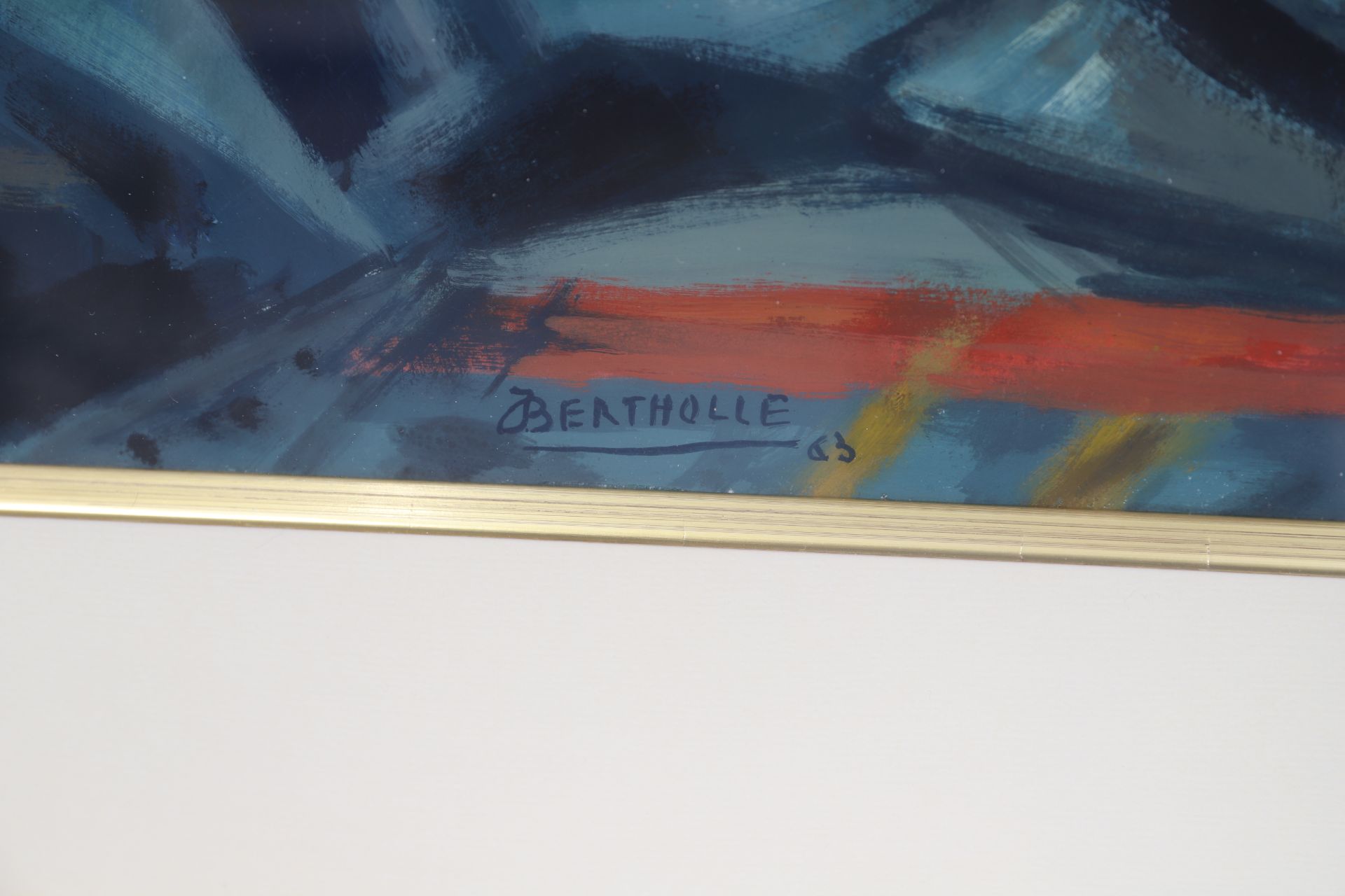 Jean Bertholle (1909-1996) Artiste peintre Français de la Nouvelle Ecole de [...] - Image 2 of 2