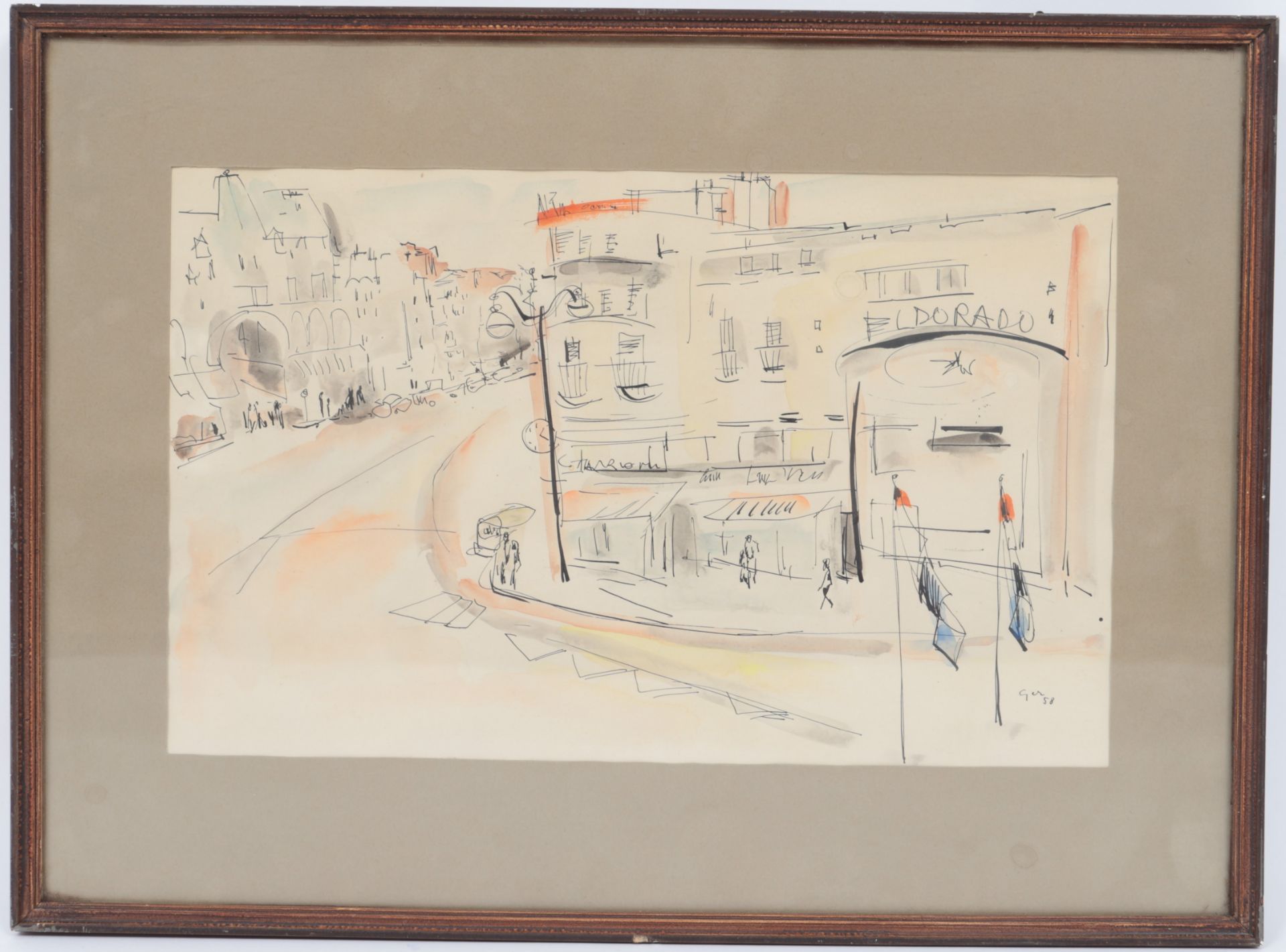 "Gare" de Ger Maas (1931-2020) Artiste peintre luxembourgeoise, membre du CAL Dessin [...]