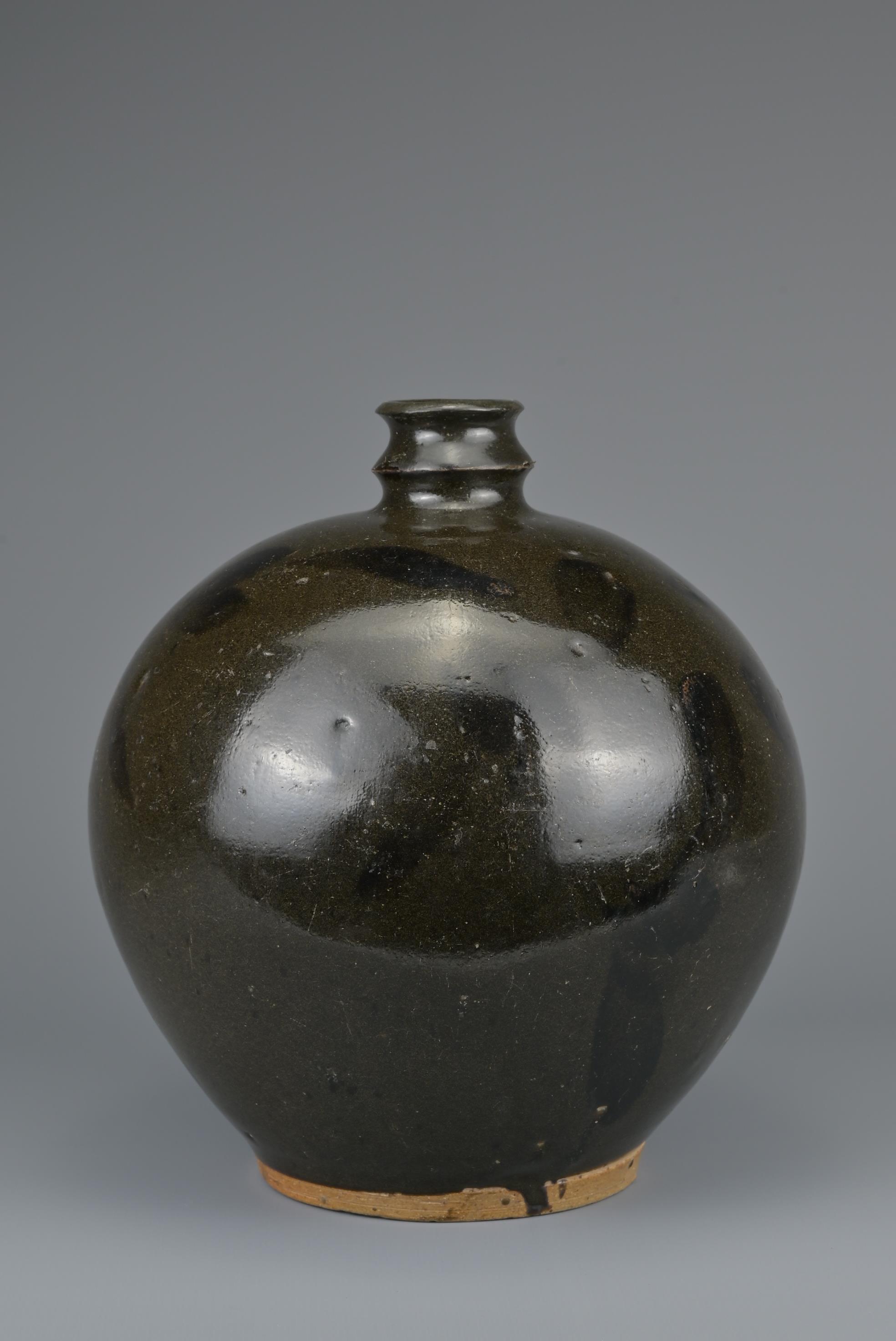 CHINESE CIZHOU BLACK-GLAZED WINE JAR, JIN DYNASTY - Image 3 of 7