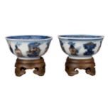 PAIR OF CHINESE PORCELAIN WINE CUPS, GUANGXU MARK AND PERIOD, 19th CENTURY