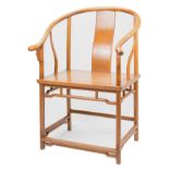 CHINESE HORSESHOE-BACK ARMCHAIR, QUANYI