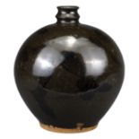 CHINESE CIZHOU BLACK-GLAZED WINE JAR, JIN DYNASTY