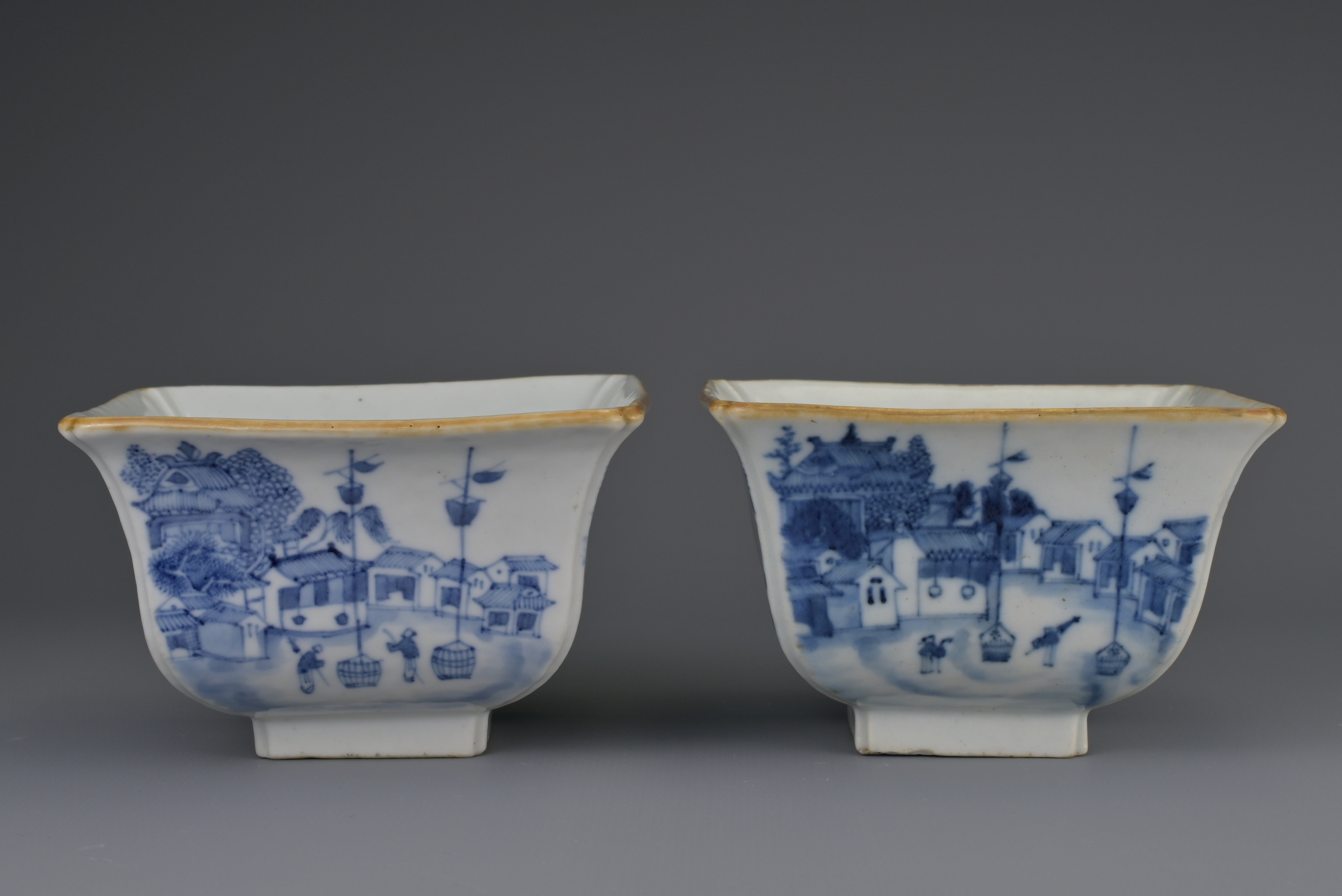 PAIR OF CHINESE BLUE AND WHITE PORCELAIN BOWLS, DAOGUANG MARK AND PERIOD, 19th CENTURY - Image 4 of 9
