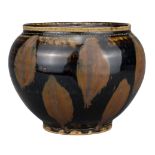 CHINESE HENAN RUSSET SPLASHED BLACK GLAZED JAR