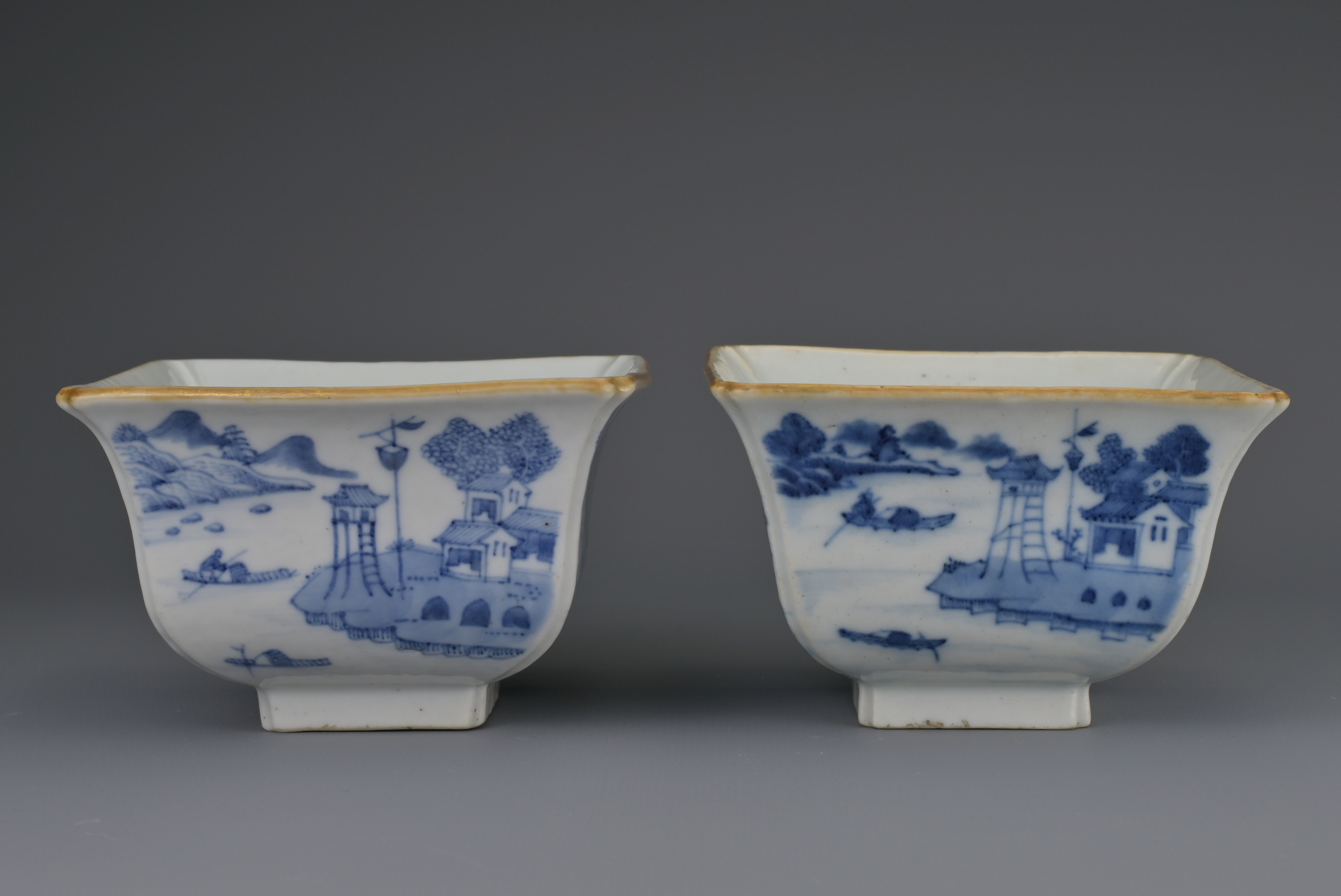 PAIR OF CHINESE BLUE AND WHITE PORCELAIN BOWLS, DAOGUANG MARK AND PERIOD, 19th CENTURY - Image 5 of 9