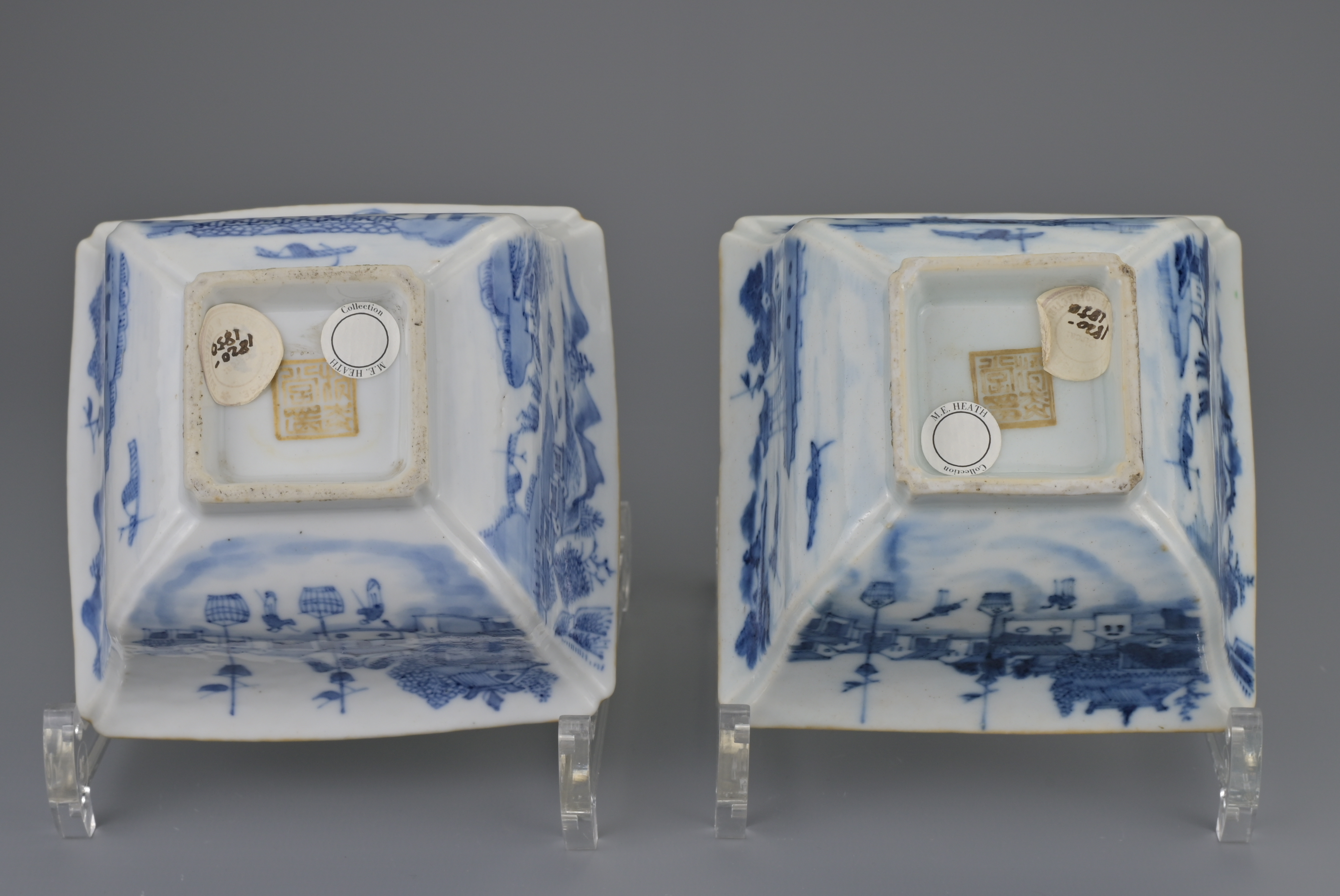 PAIR OF CHINESE BLUE AND WHITE PORCELAIN BOWLS, DAOGUANG MARK AND PERIOD, 19th CENTURY - Image 6 of 9