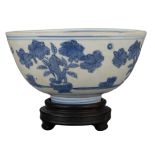 CHINESE BLUE AND WHITE PORCELAIN BOWL, MING DYNASTY, 16th CENTURY