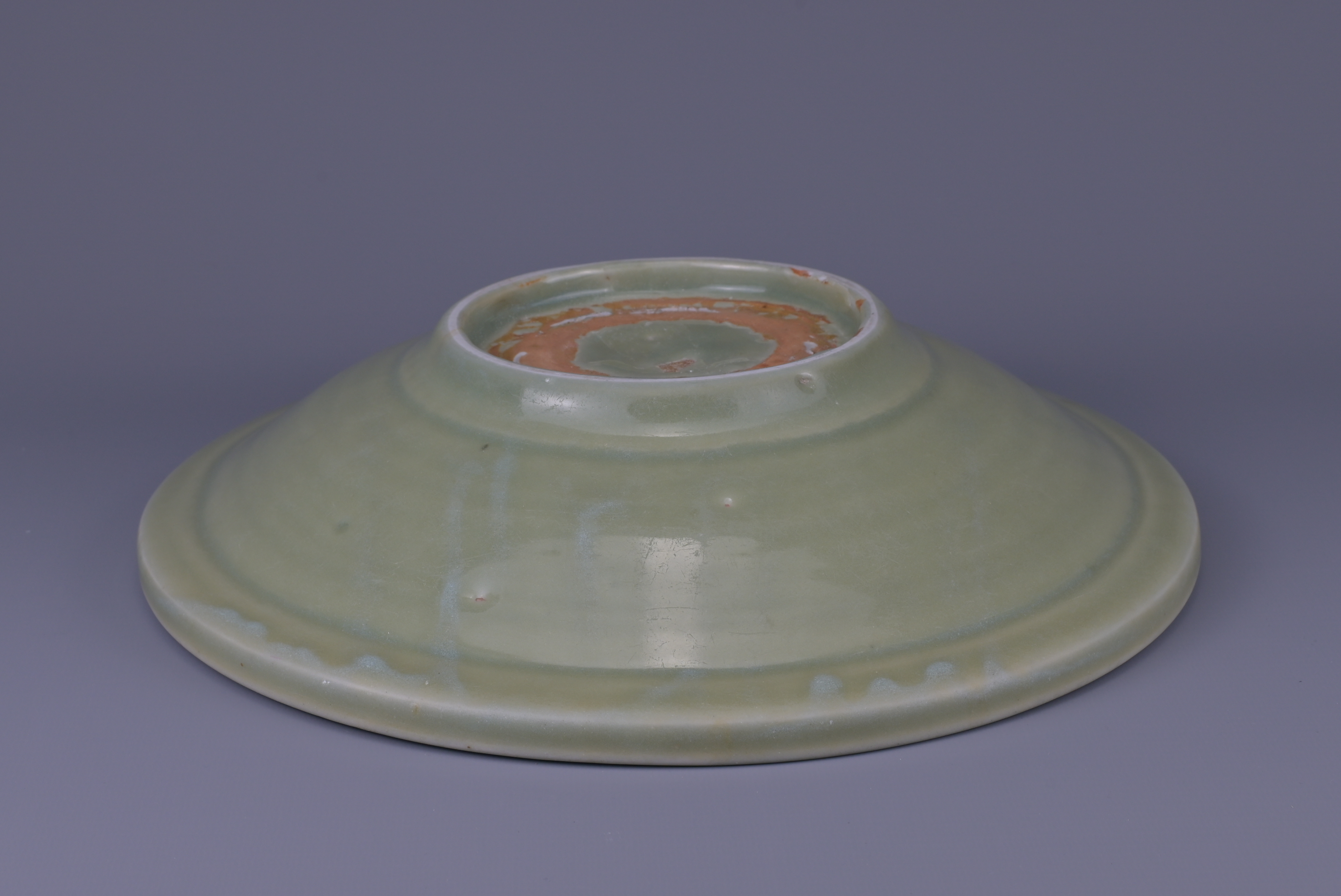 CHINESE LONGQUAN CELADON DISH, YUAN DYNASTY - Image 7 of 7