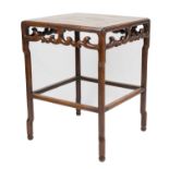 CHINESE ROSEWOOD SIDE TABLE