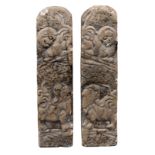 PAIR OF CHINESE CARVED SOAPSTONE SEALS