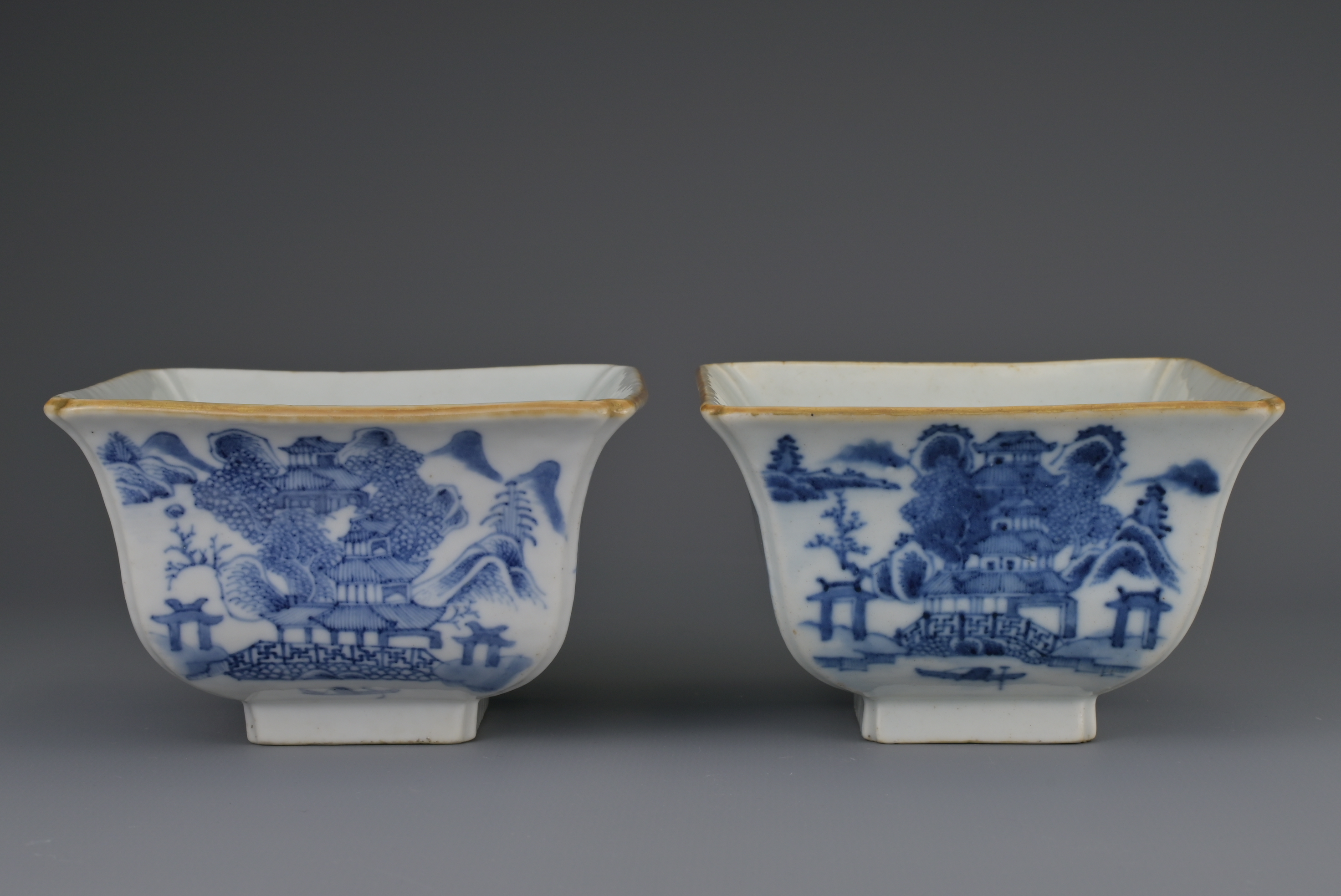PAIR OF CHINESE BLUE AND WHITE PORCELAIN BOWLS, DAOGUANG MARK AND PERIOD, 19th CENTURY - Image 2 of 9