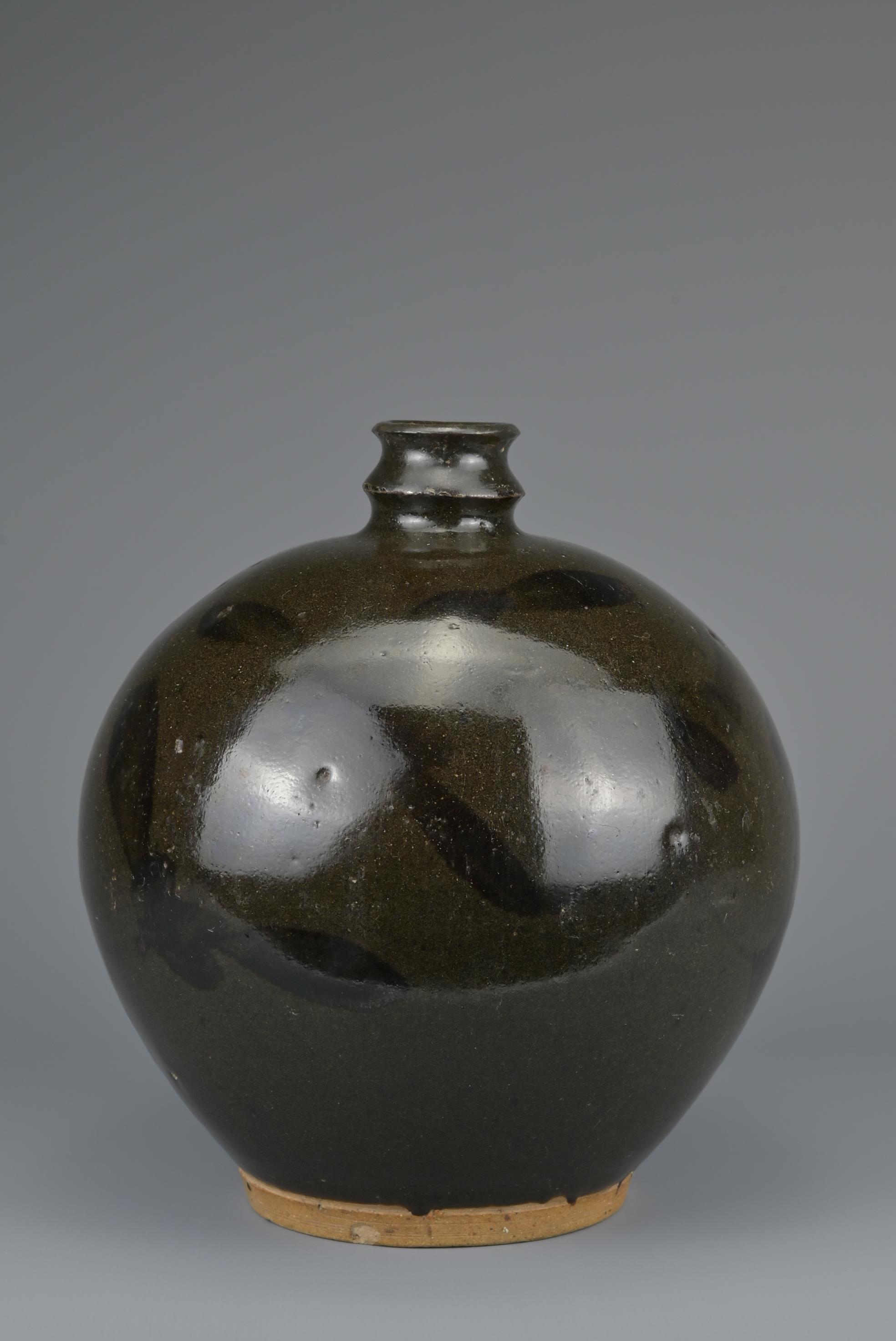 CHINESE CIZHOU BLACK-GLAZED WINE JAR, JIN DYNASTY - Image 4 of 7