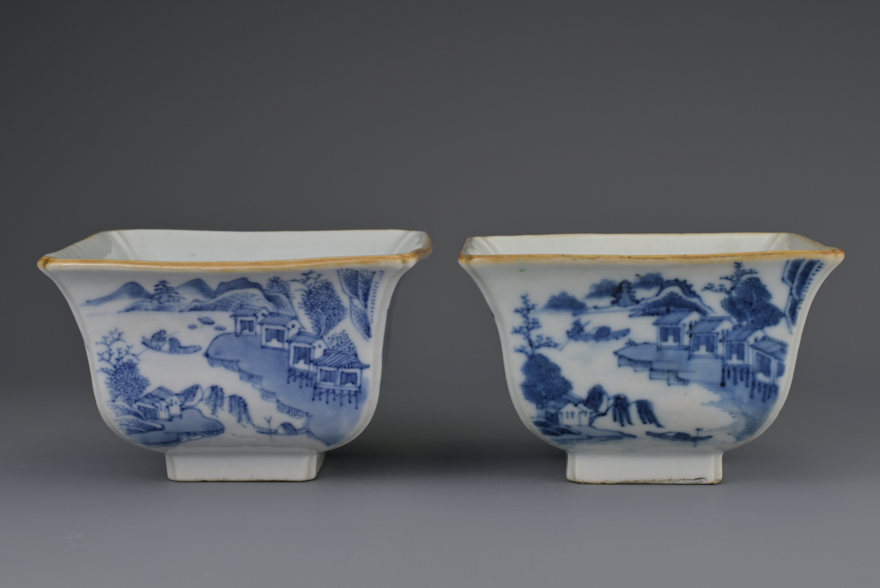 PAIR OF CHINESE BLUE AND WHITE PORCELAIN BOWLS, DAOGUANG MARK AND PERIOD, 19th CENTURY - Image 3 of 9