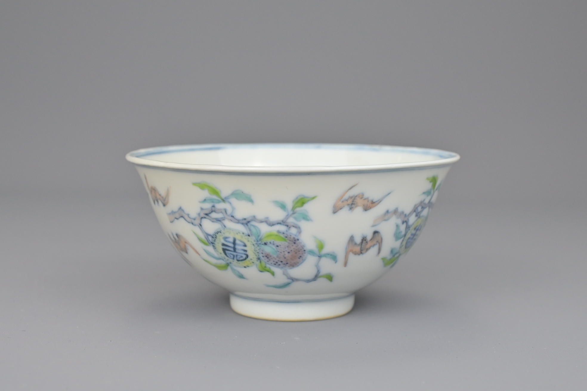 A CHINESE DOUCAI PORCELAIN BOWL