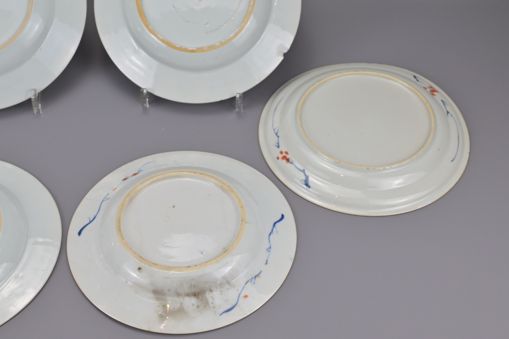 SIX CHINESE FAMILLE ROSE EXPORT PORCELAIN PLATES - Image 7 of 7