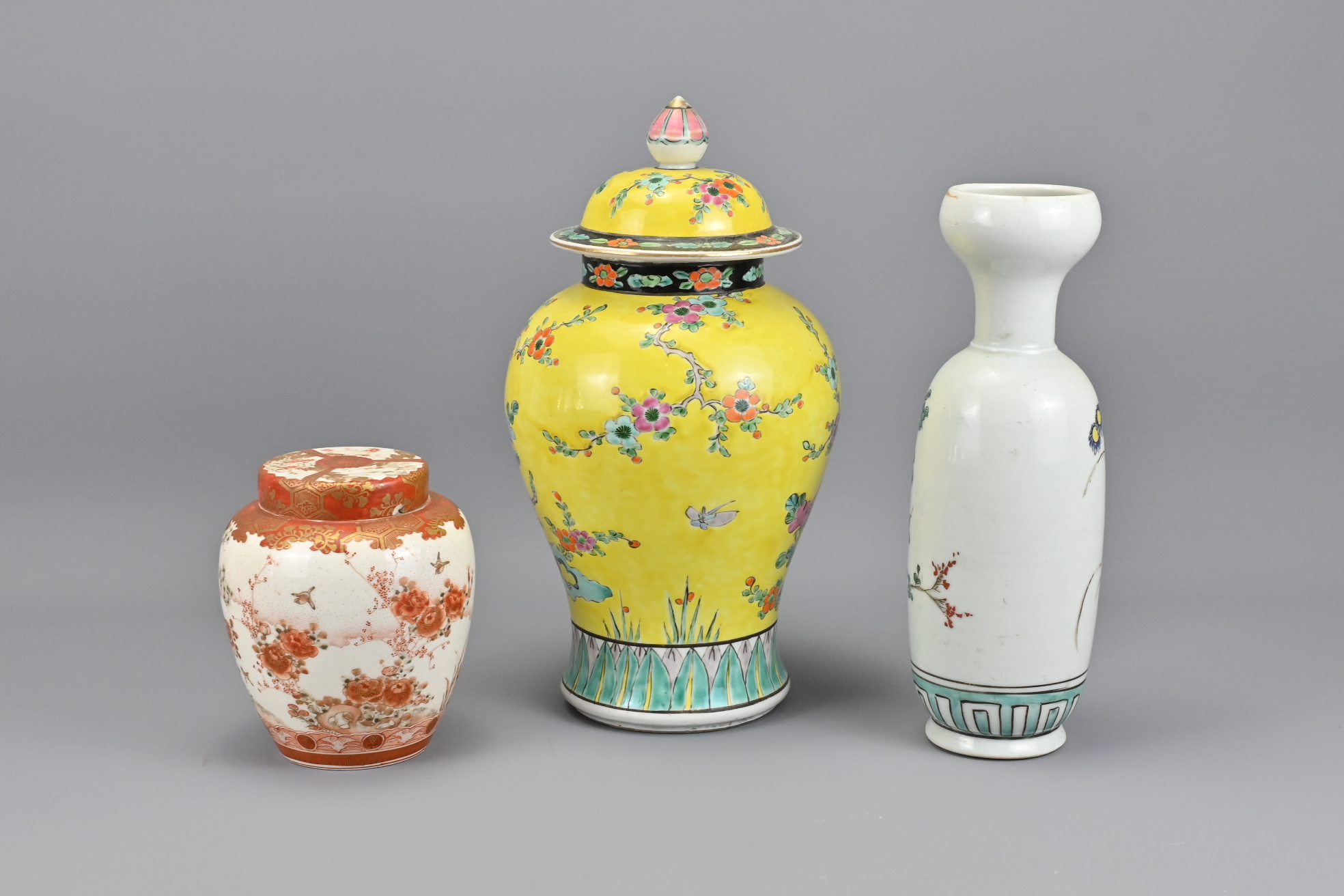 Three Vintage Japanese Porcelain items - Image 2 of 3