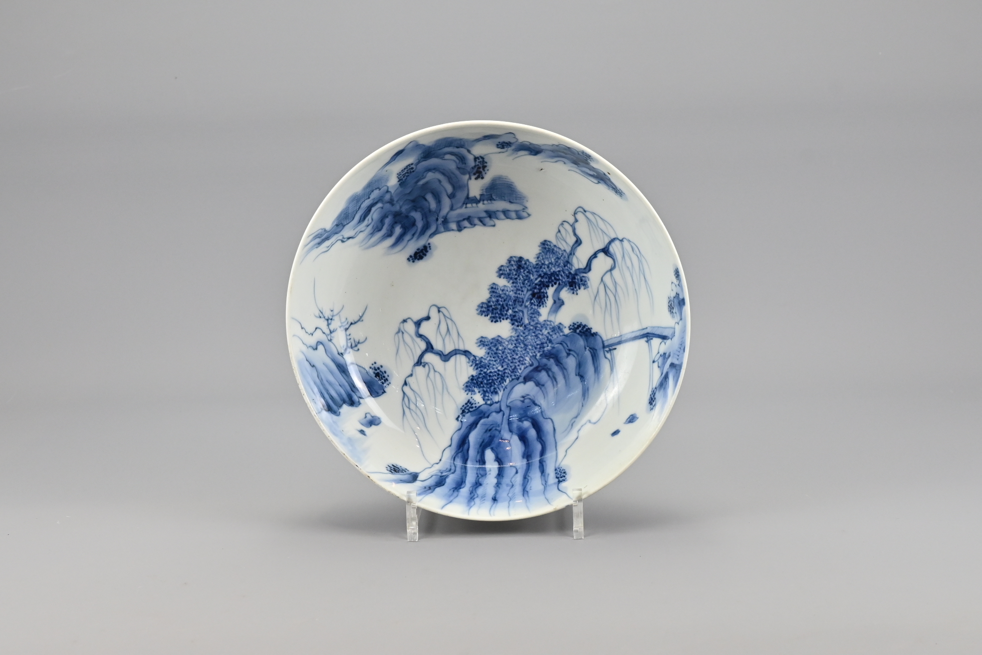 A Japanese Blue and White Porcelain Bowl