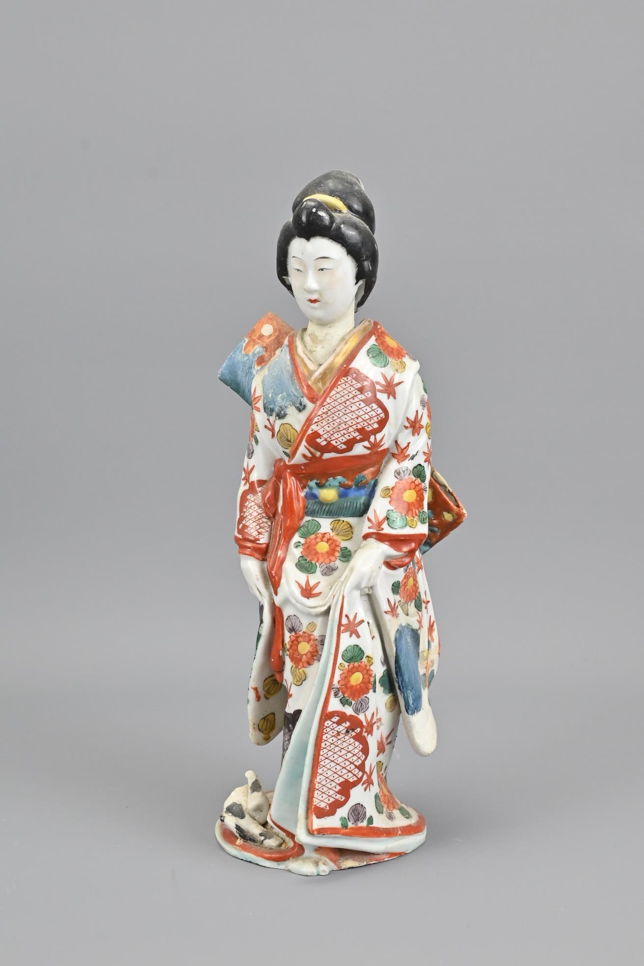 Four Various Vintage Japanese Porcelain Figures - Image 6 of 9