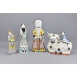 Four Vintage Chinese Porcelain Figures