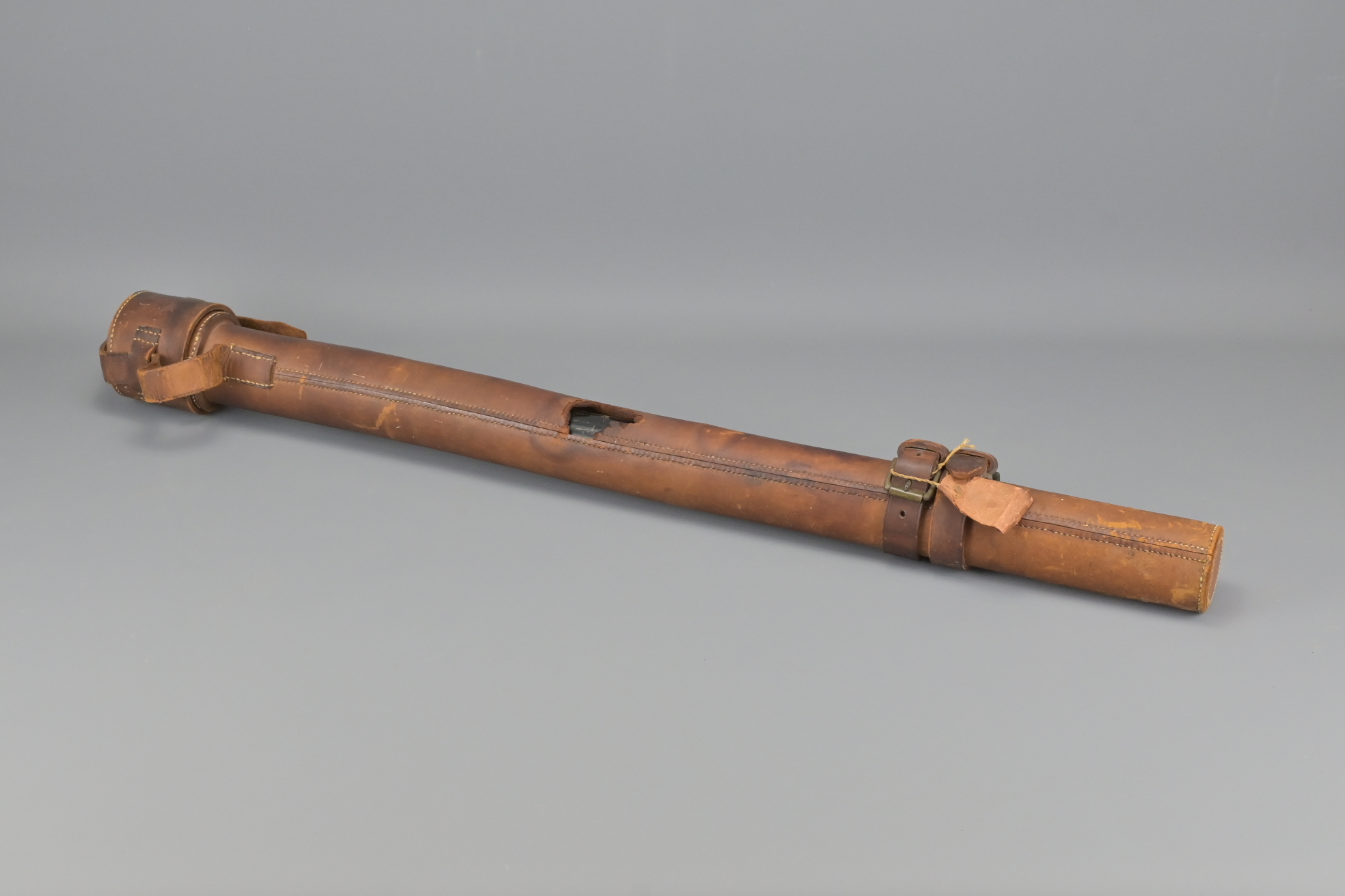 A R & J Beck English Military Telescope In Original Leather Case