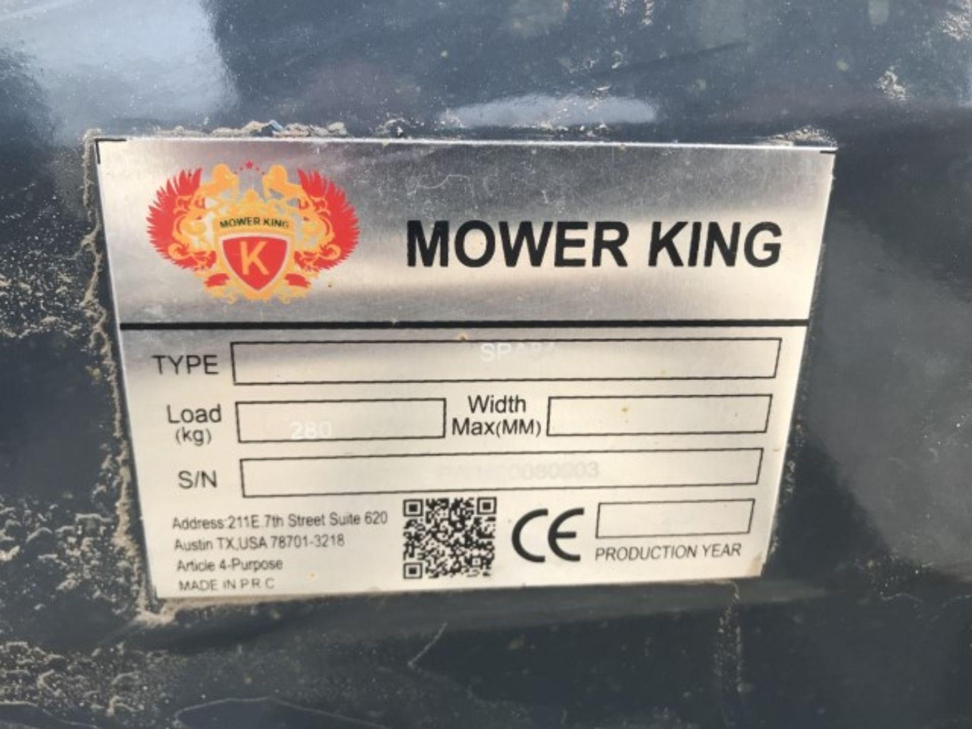 Skid Steer Dozer Blade 2020 Mower King SPA 84 SPA8420080903 Mower King Four - Image 5 of 5