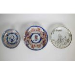 Lot with 3 Chinese plates