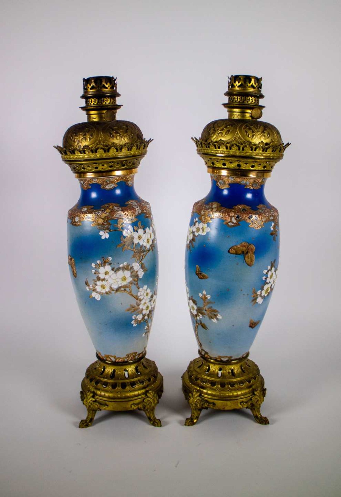 Pair of Japanese vases Meiji - Bild 2 aus 4