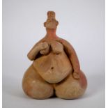 Nude terracotta figurine