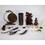 Lot with Asian and etnic items