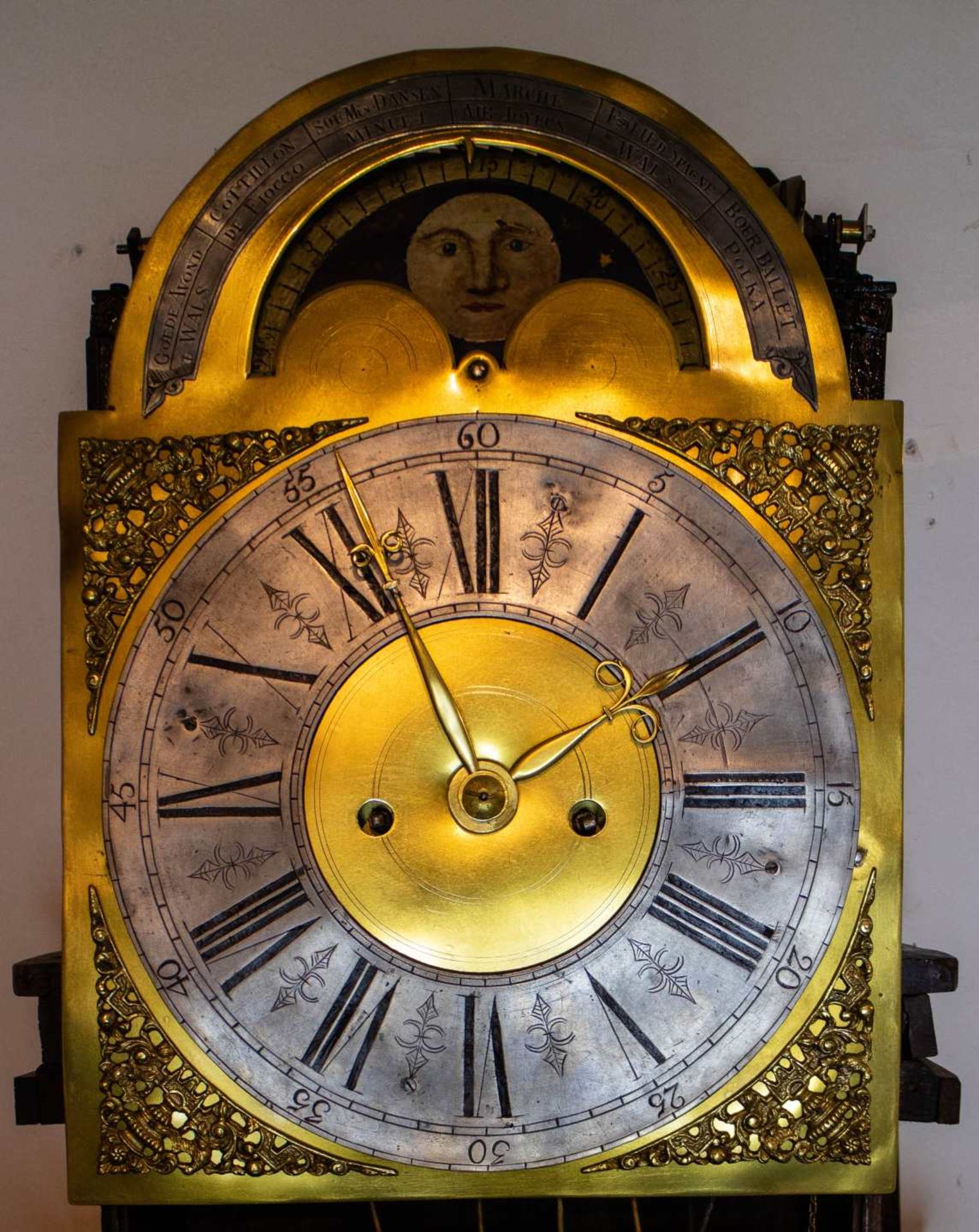 Longcase clock in oak case - Bild 3 aus 3
