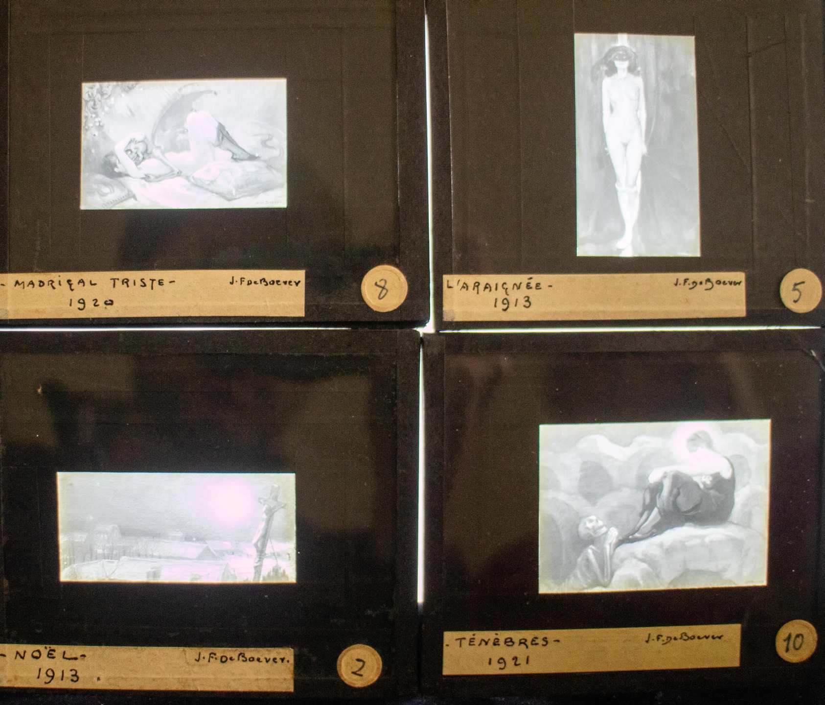 Jan Frans BOEVER DE (1872-1949) photo plates - Image 5 of 5