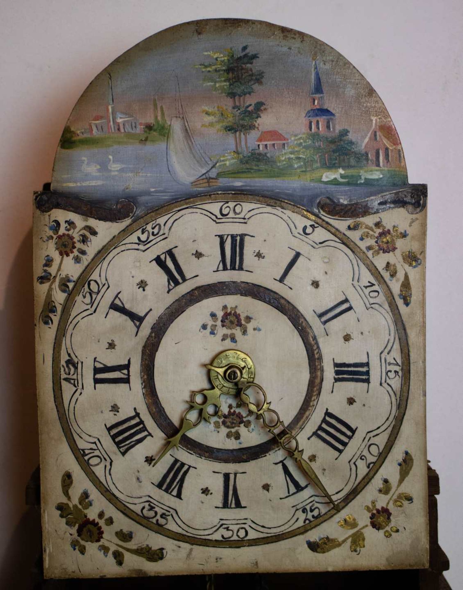 Frisian notary's clock ca 1830 - Image 3 of 4