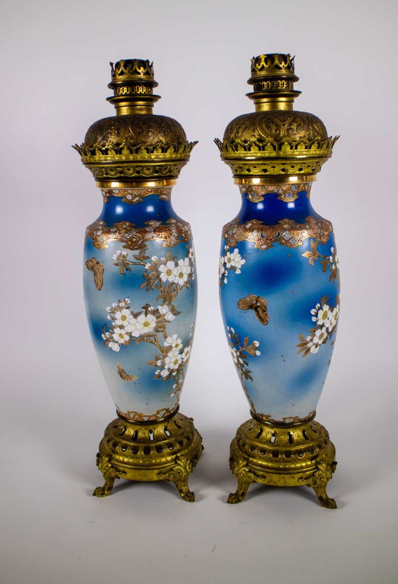 Pair of Japanese vases Meiji - Bild 3 aus 4