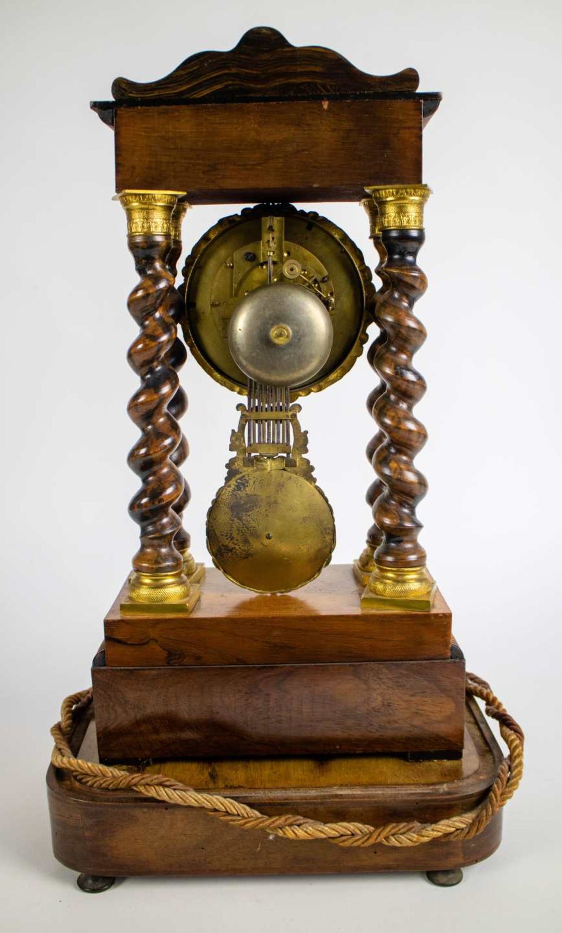 Louis Philippe column clock ca 1870 - Bild 5 aus 5