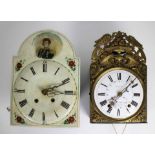 Black forest clock and French Charles X comtoise clock ca 1824