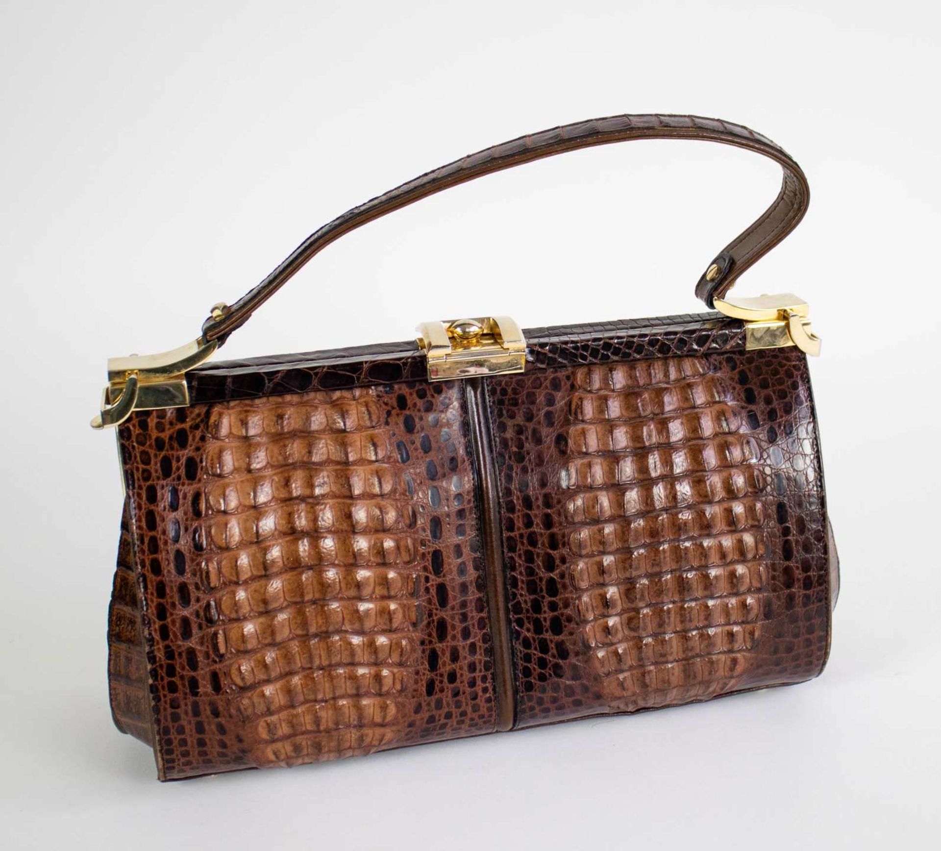 Croco handbag sixties