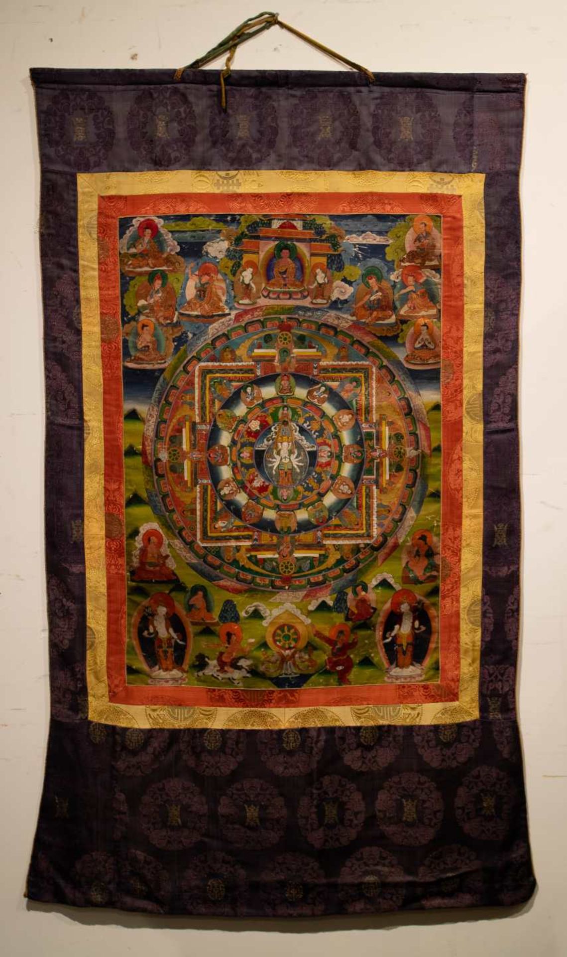 Thangka painting of Sikkim (India)