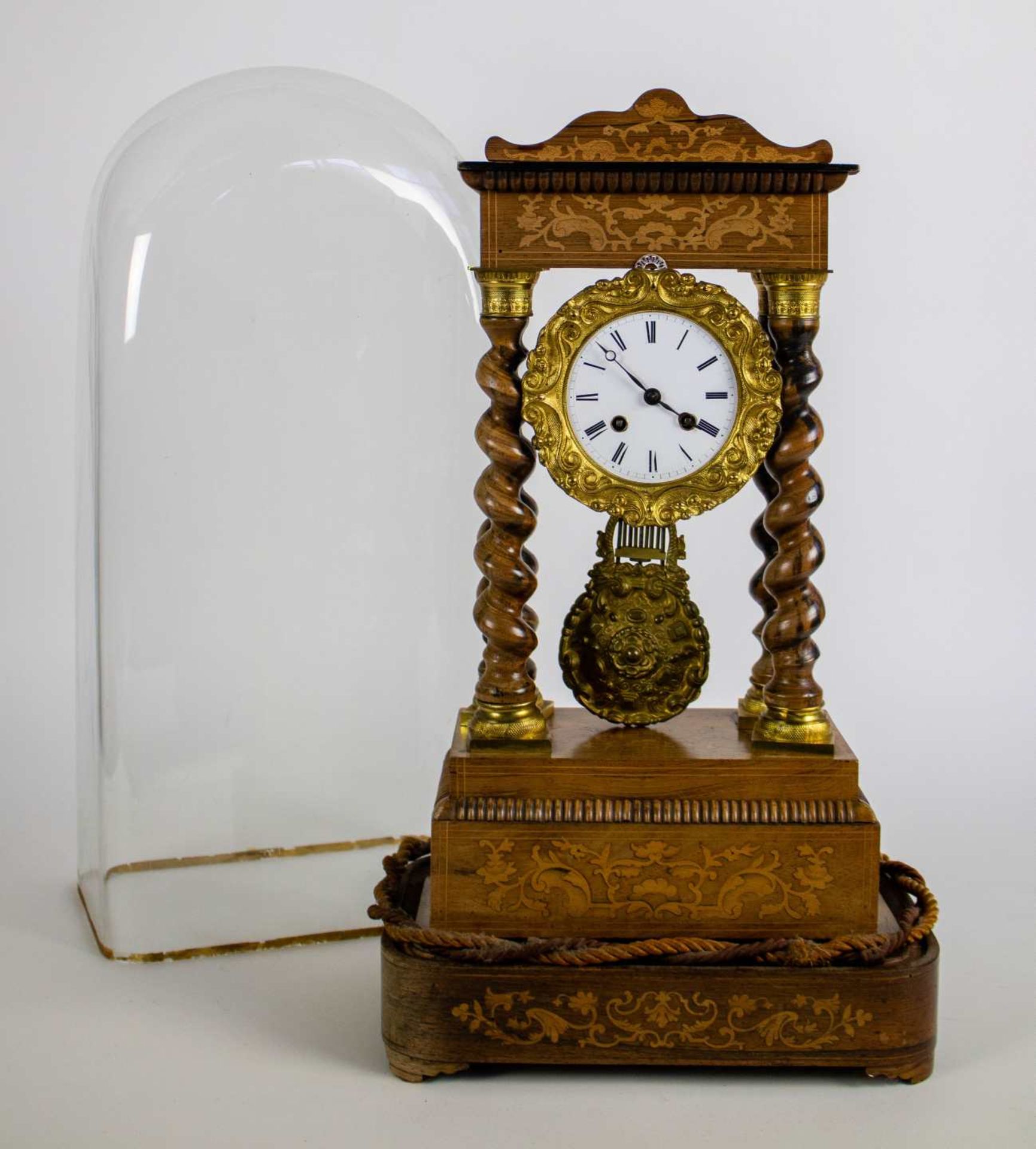 Louis Philippe column clock ca 1870