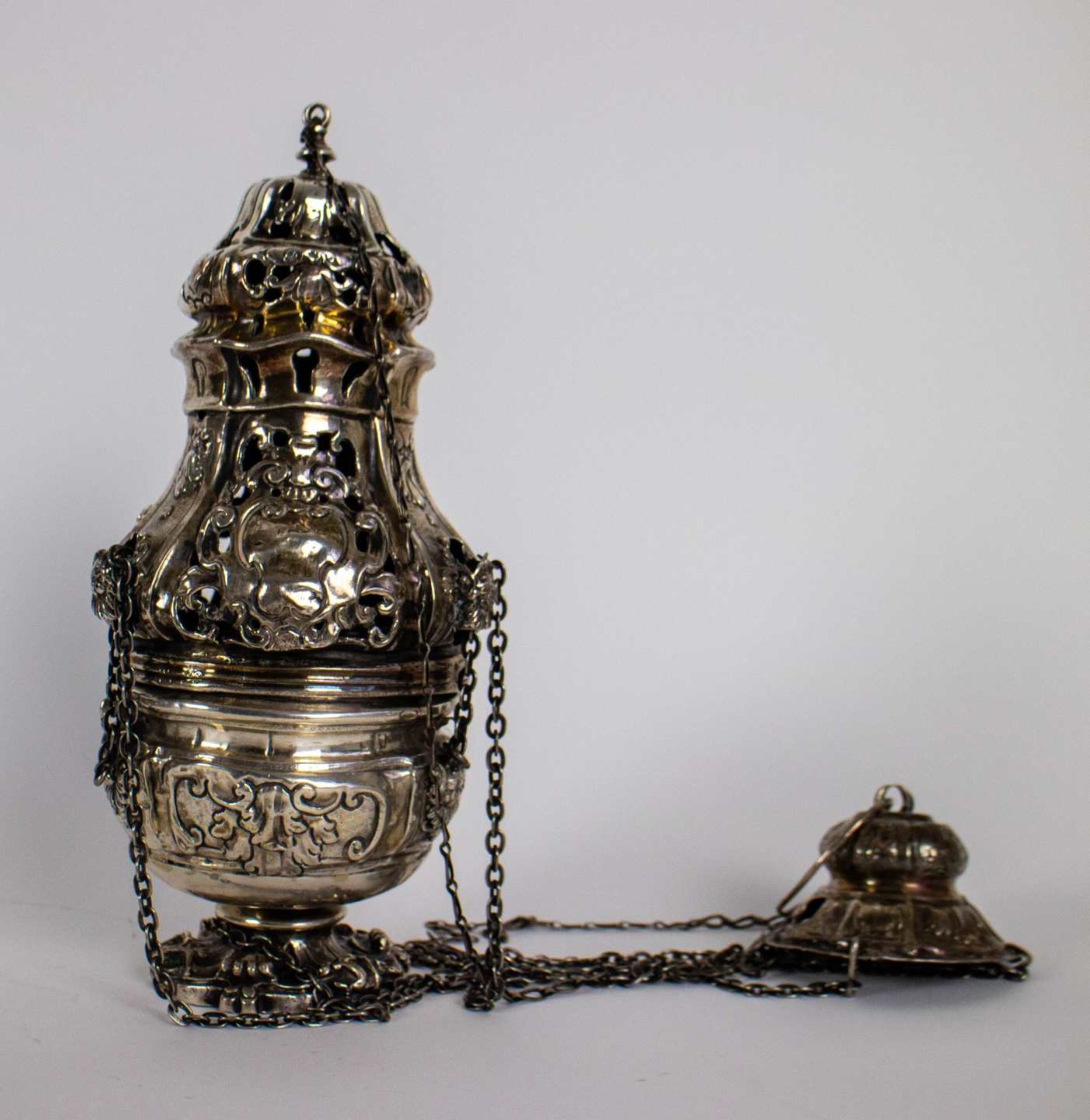 Silver incense burner - Bild 3 aus 4