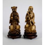 Lot with 2 Japanese figures