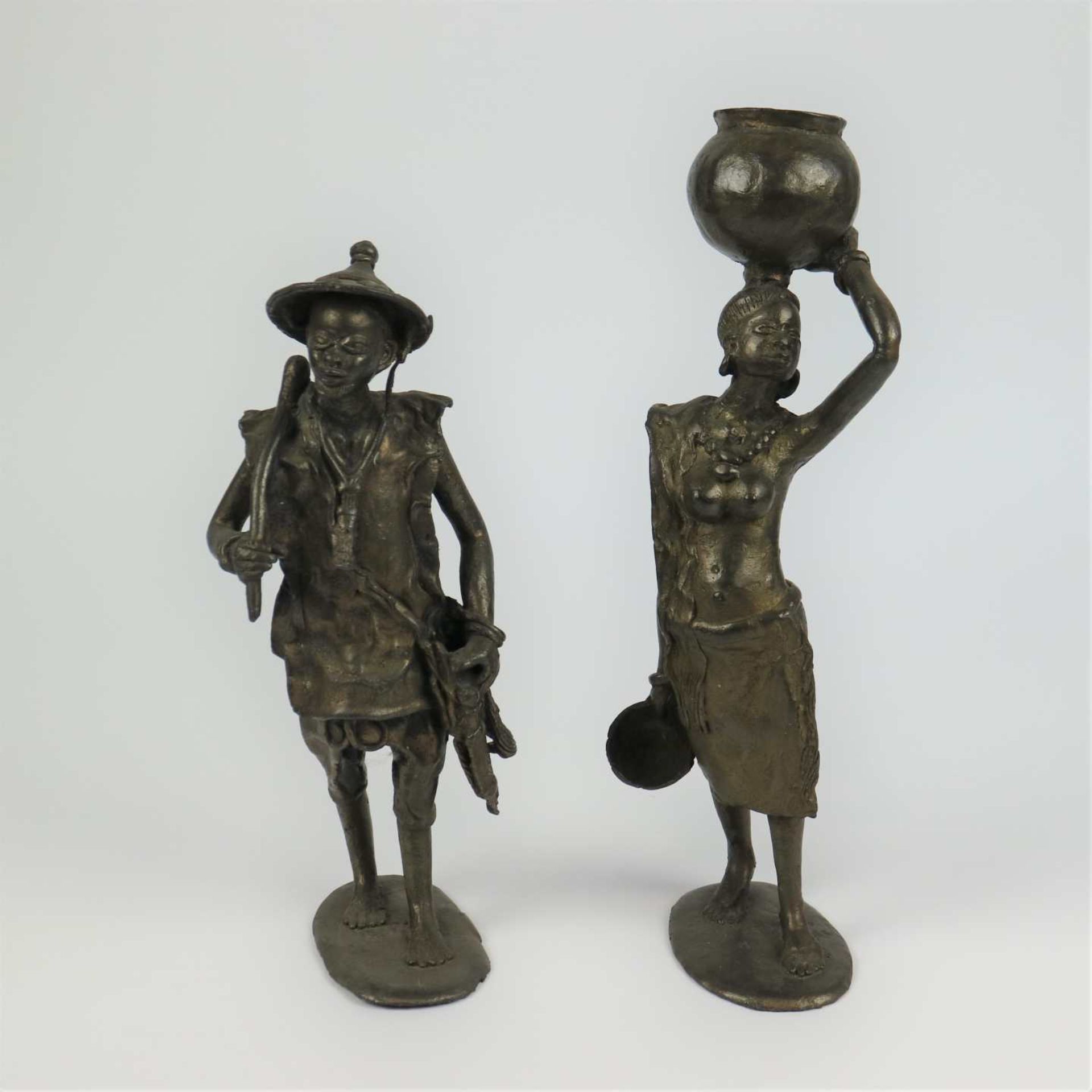 2 African bronzes