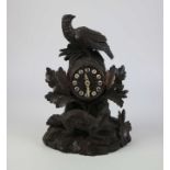 Wooden carved clock from the Black Forest