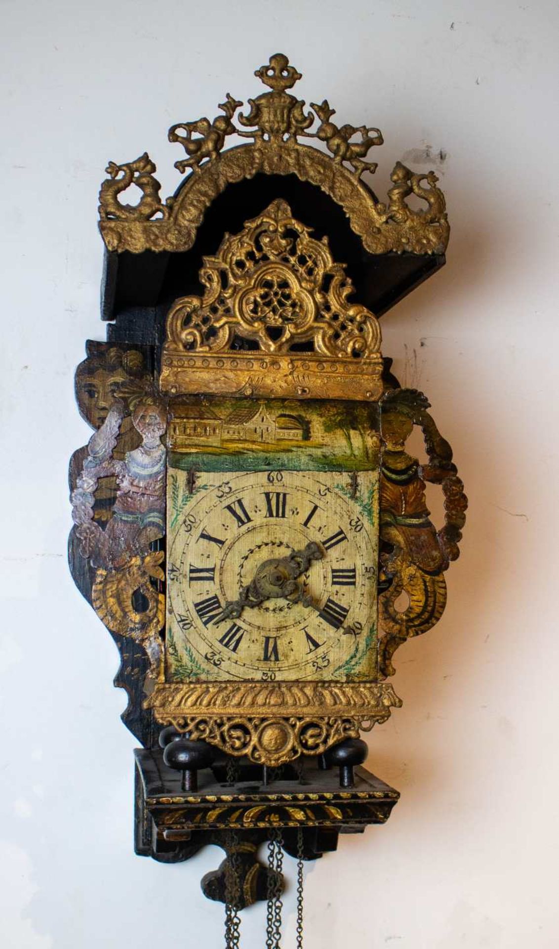 Frisian chair clock