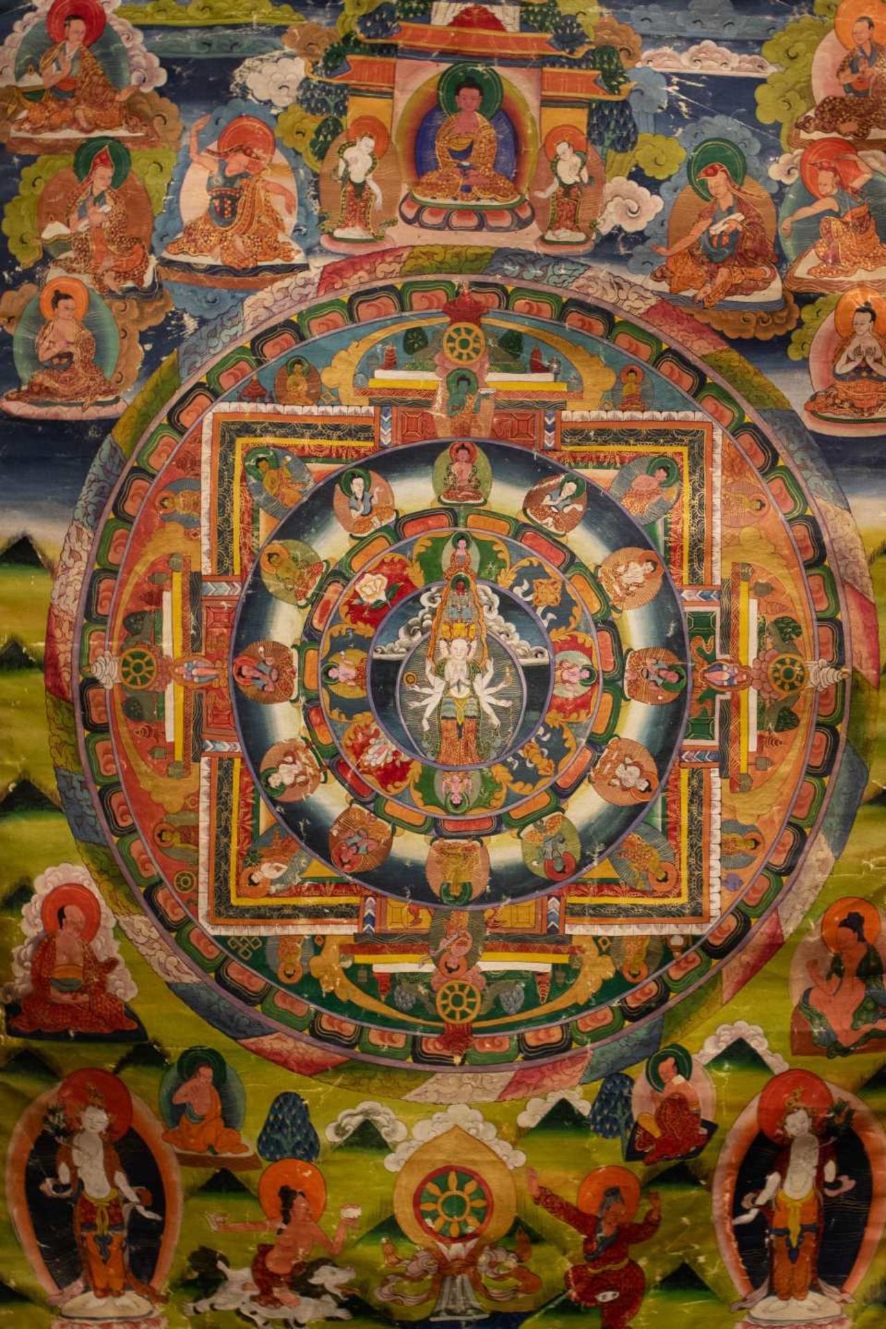 Thangka painting of Sikkim (India) - Image 2 of 2