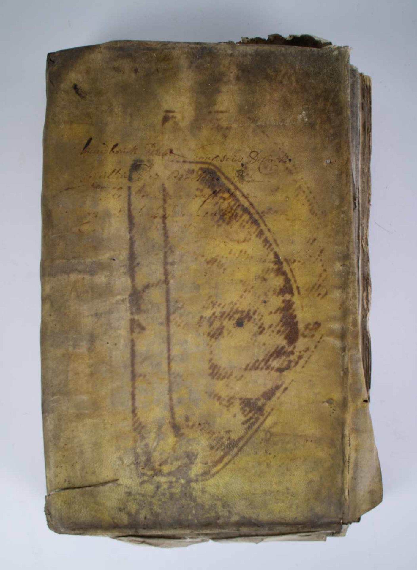 18th century book parchment Franciscus De Corte