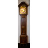 Longcase clock in oak case