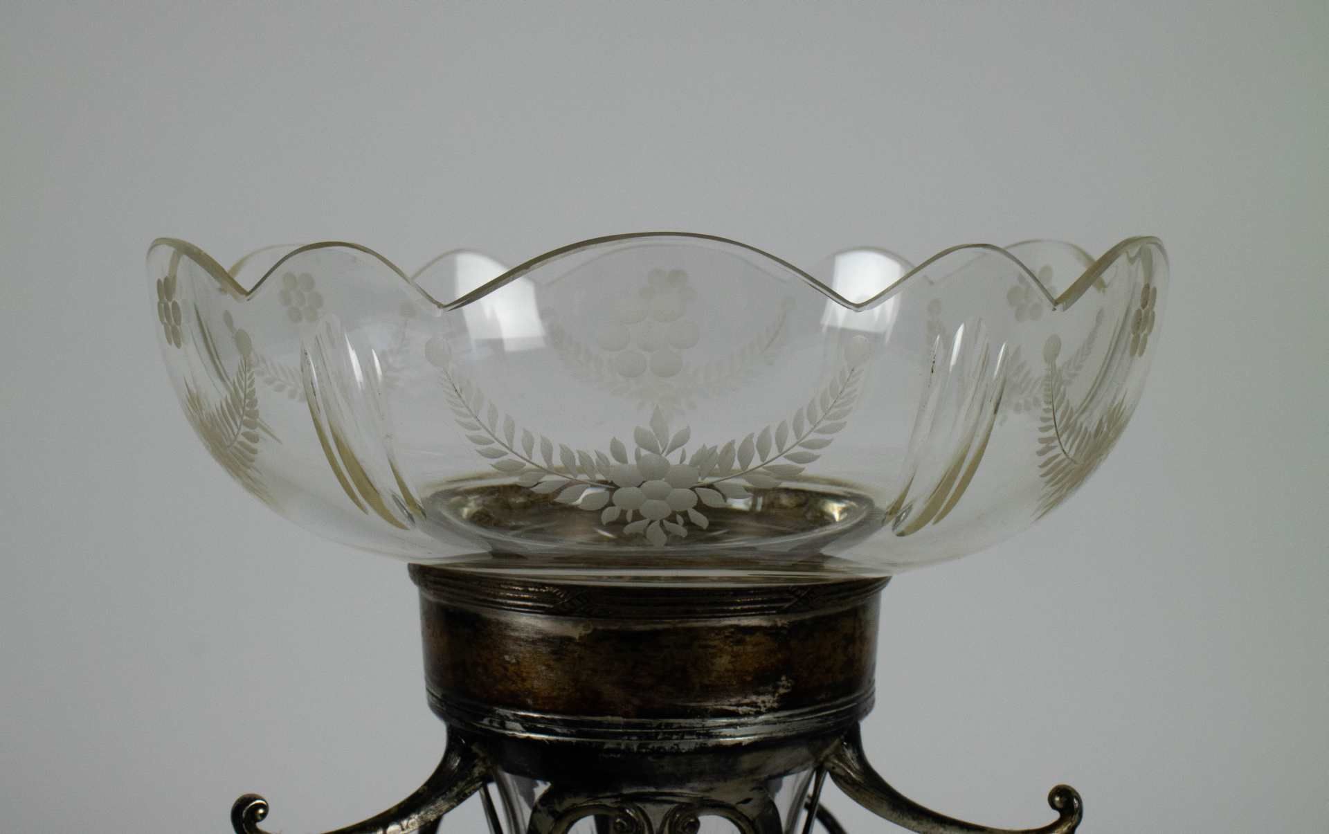 Silvered centerpiece approx 1900 - Bild 5 aus 5