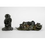 Lot with Chinese monkey and Buddha