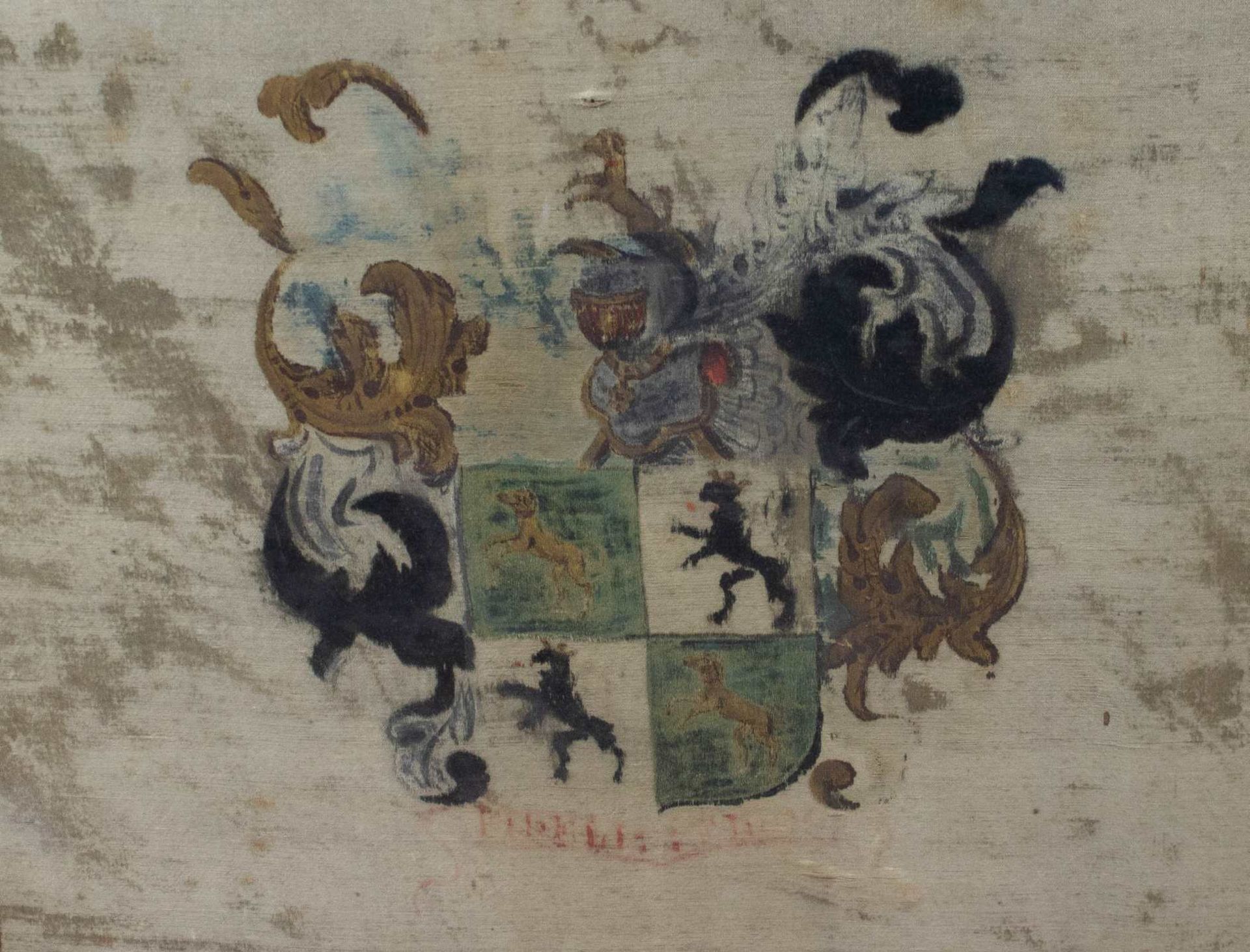 Commemorative cloth printed Leuven 1739 - Bild 2 aus 4