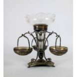 Silvered centerpiece approx 1900